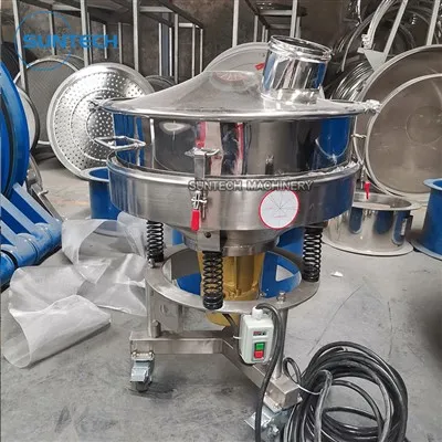 Mobiler tragbarer rotierender Vibrationssieb