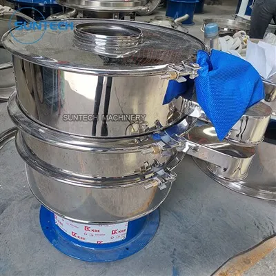 Was ist die Antihaftmaßnahme bei einer Siebmaschine?